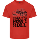 Thats How I Roll Role Playing Games RPG Kids T-Shirt Childrens Red