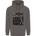 Thats How I Roll Role Playing Games RPG Mens 80% Cotton Hoodie Charcoal