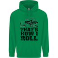 Thats How I Roll Role Playing Games RPG Mens 80% Cotton Hoodie Irish Green