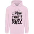Thats How I Roll Role Playing Games RPG Mens 80% Cotton Hoodie Light Pink