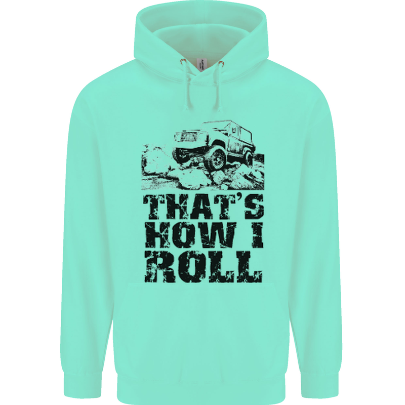 Thats How I Roll Role Playing Games RPG Mens 80% Cotton Hoodie Peppermint