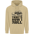 Thats How I Roll Role Playing Games RPG Mens 80% Cotton Hoodie Sand