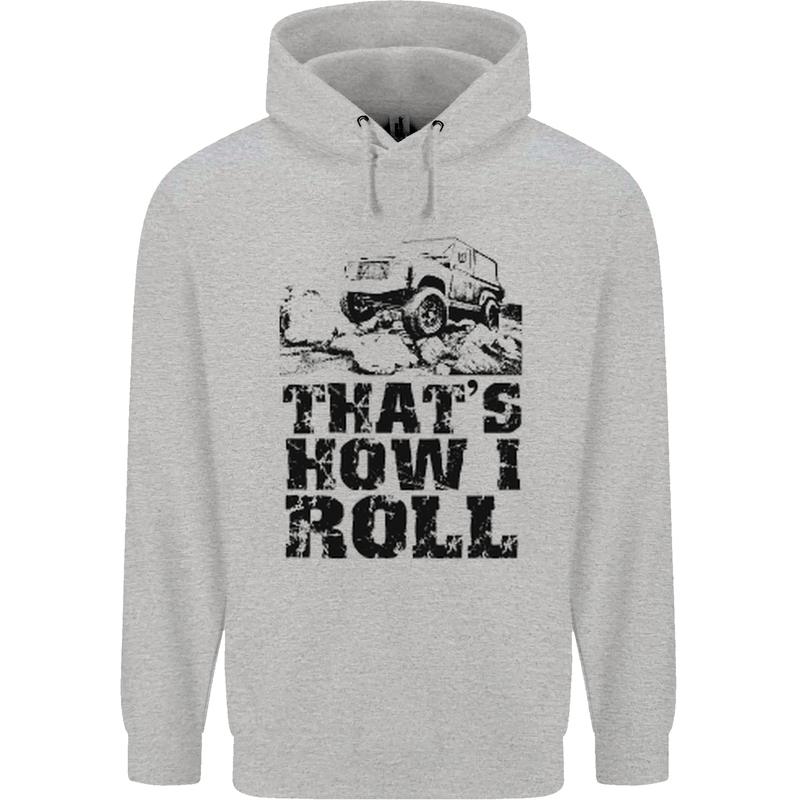 Thats How I Roll Role Playing Games RPG Mens 80% Cotton Hoodie Sports Grey