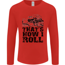 Thats How I Roll Role Playing Games RPG Mens Long Sleeve T-Shirt Red