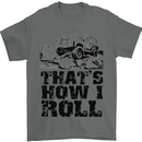 Thats How I Roll Role Playing Games RPG Mens T-Shirt Cotton Gildan Charcoal