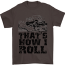 Thats How I Roll Role Playing Games RPG Mens T-Shirt Cotton Gildan Dark Chocolate