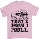 Thats How I Roll Role Playing Games RPG Mens T-Shirt Cotton Gildan Light Pink