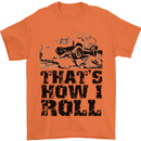 Thats How I Roll Role Playing Games RPG Mens T-Shirt Cotton Gildan Orange