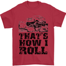 Thats How I Roll Role Playing Games RPG Mens T-Shirt Cotton Gildan Red