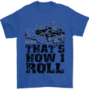 Thats How I Roll Role Playing Games RPG Mens T-Shirt Cotton Gildan Royal Blue