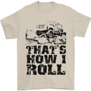 Thats How I Roll Role Playing Games RPG Mens T-Shirt Cotton Gildan Sand