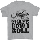 Thats How I Roll Role Playing Games RPG Mens T-Shirt Cotton Gildan Sports Grey