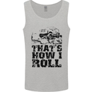 Thats How I Roll Role Playing Games RPG Mens Vest Tank Top Charcoal