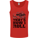 Thats How I Roll Role Playing Games RPG Mens Vest Tank Top Red