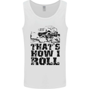 Thats How I Roll Role Playing Games RPG Mens Vest Tank Top White
