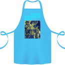 The 27 Music Club Cotton Apron 100% Organic Turquoise
