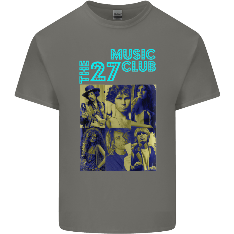 The 27 Music Club Kids T-Shirt Childrens Charcoal
