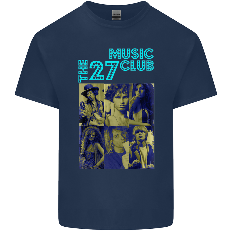 The 27 Music Club Kids T-Shirt Childrens Navy Blue