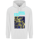 The 27 Music Club Mens 80% Cotton Hoodie White