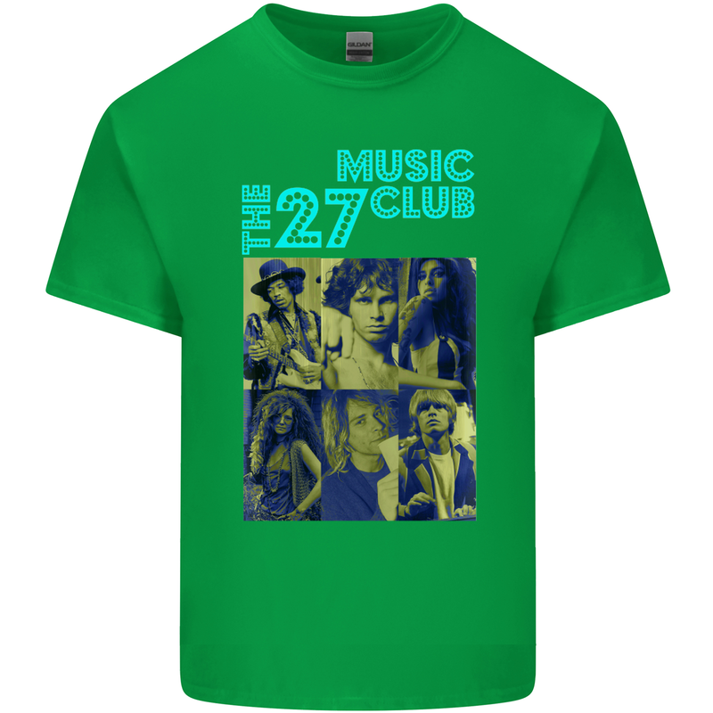 The 27 Music Club Mens Cotton T-Shirt Tee Top Irish Green