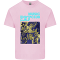 The 27 Music Club Mens Cotton T-Shirt Tee Top Light Pink