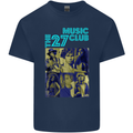 The 27 Music Club Mens Cotton T-Shirt Tee Top Navy Blue