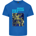 The 27 Music Club Mens Cotton T-Shirt Tee Top Royal Blue