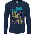 The 27 Music Club Mens Long Sleeve T-Shirt Navy Blue