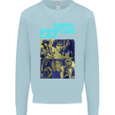 The 27 Music Club Mens Sweatshirt Jumper Light Blue