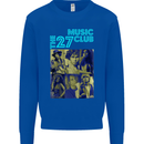 The 27 Music Club Mens Sweatshirt Jumper Royal Blue