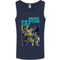 The 27 Music Club Mens Vest Tank Top Navy Blue