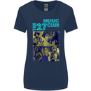 The 27 Music Club Womens Wider Cut T-Shirt Navy Blue