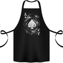 The Ace of Spades Cotton Apron 100% Organic Black