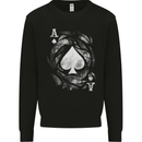 The Ace of Spades Mens Sweatshirt Jumper Black