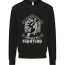 The Art of Fighting MMA Muay Thai Mens Sweatshirt Jumper Black