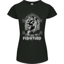 The Art of Fighting MMA Muay Thai Womens Petite Cut T-Shirt Black