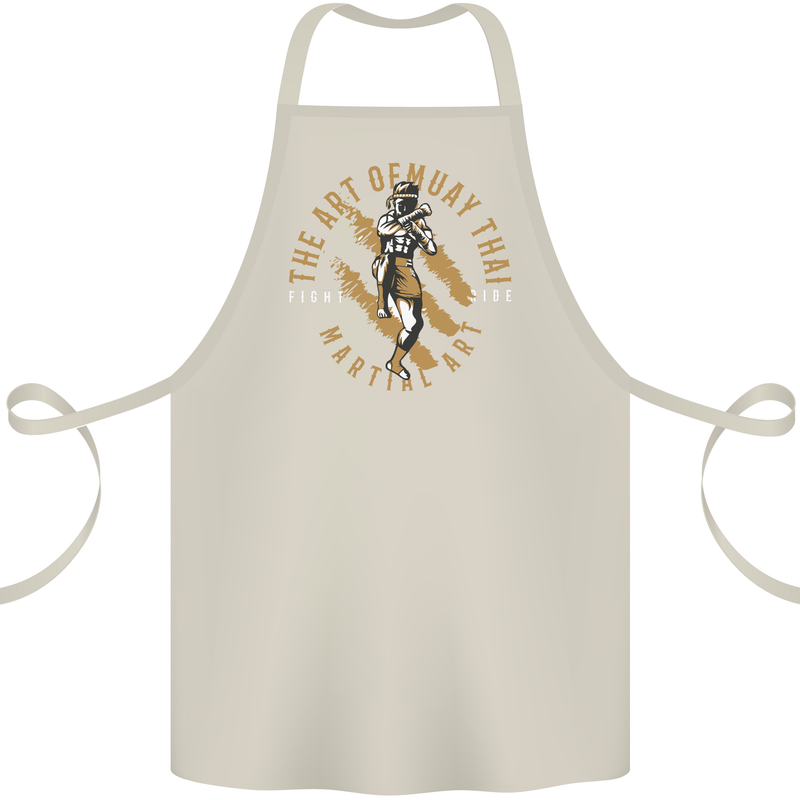 The Art of Muay Thai MMA Mixed Martial Arts Cotton Apron 100% Organic Natural