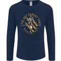 The Art of Muay Thai MMA Mixed Martial Arts Mens Long Sleeve T-Shirt Navy Blue