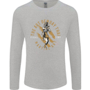 The Art of Muay Thai MMA Mixed Martial Arts Mens Long Sleeve T-Shirt Sports Grey