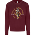 The Art of Muay Thai MMA Mixed Martial Arts Mens Sweatshirt Jumper Maroon