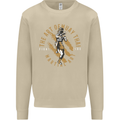 The Art of Muay Thai MMA Mixed Martial Arts Mens Sweatshirt Jumper Sand