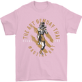 The Art of Muay Thai MMA Mixed Martial Arts Mens T-Shirt Cotton Gildan Light Pink