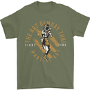 The Art of Muay Thai MMA Mixed Martial Arts Mens T-Shirt Cotton Gildan Military Green