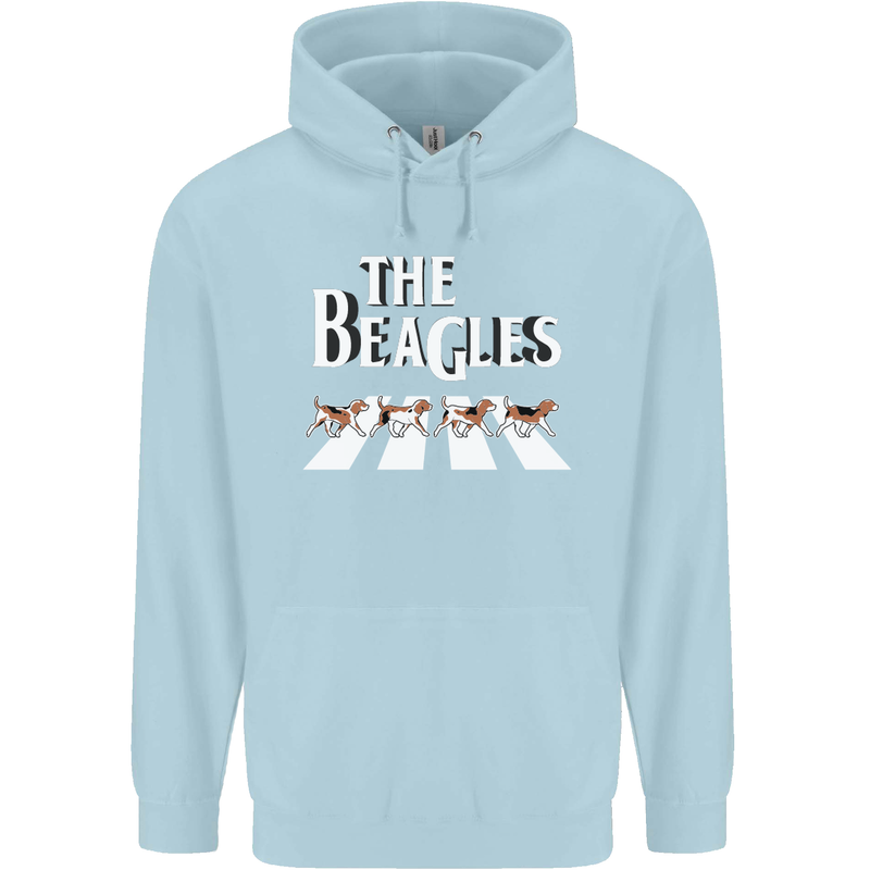 The Beagles Funny Dog Parody Childrens Kids Hoodie Light Blue
