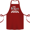 The Beagles Funny Dog Parody Cotton Apron 100% Organic Maroon