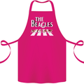 The Beagles Funny Dog Parody Cotton Apron 100% Organic Pink