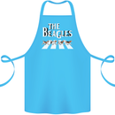 The Beagles Funny Dog Parody Cotton Apron 100% Organic Turquoise