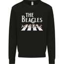 The Beagles Funny Dog Parody Kids Sweatshirt Jumper Black