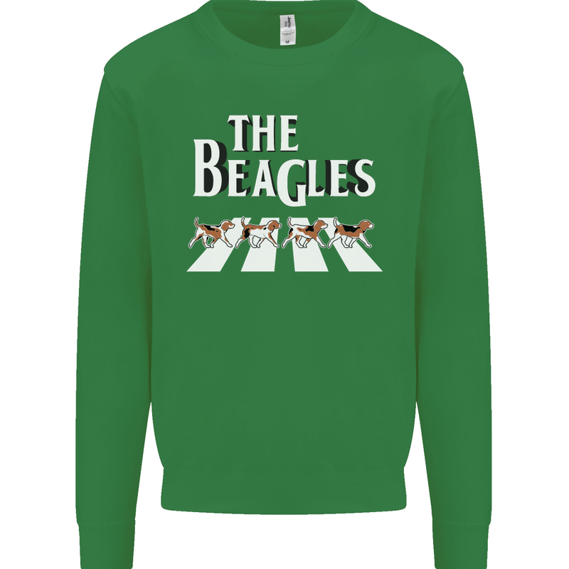 The Beagles Funny Dog Parody Kids Sweatshirt Jumper Irish Green