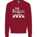The Beagles Funny Dog Parody Kids Sweatshirt Jumper Red
